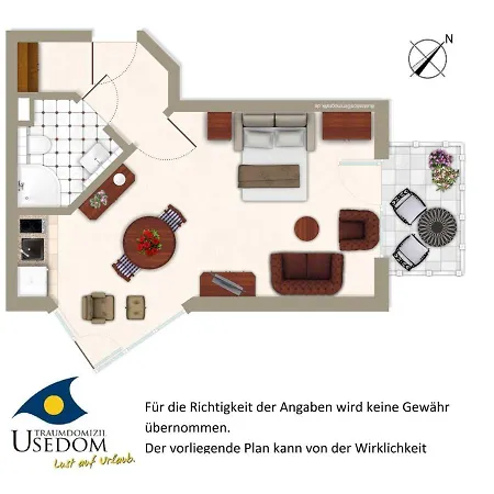 Apartman Strandperle Whg 11 Heringsdorf